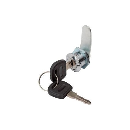 Global Equipment Replacement Lock Set with 2 Keys For The Door of LCD Monitor Cabinets WIT502R-KD-L+K